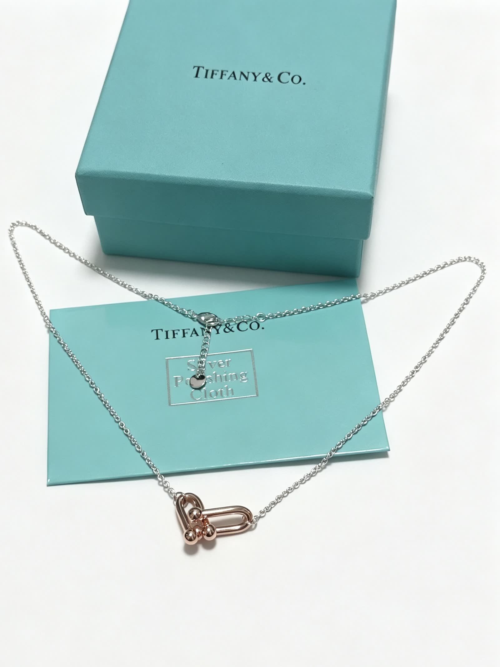Tiffany & Co. Elsa Peretti® Sterling Silver Heart Link Necklace Tiffany & Co. Elsa Peretti® Sterling Silver Heart Link Necklace